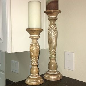 Shabby Chic candle holders $15 for both